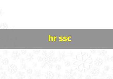 hr ssc